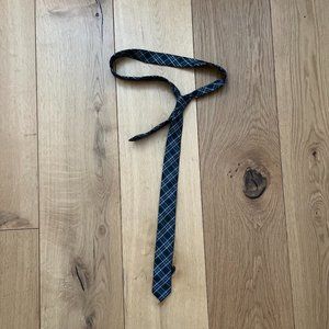 H&M Plaid Skinny Tie NWOT